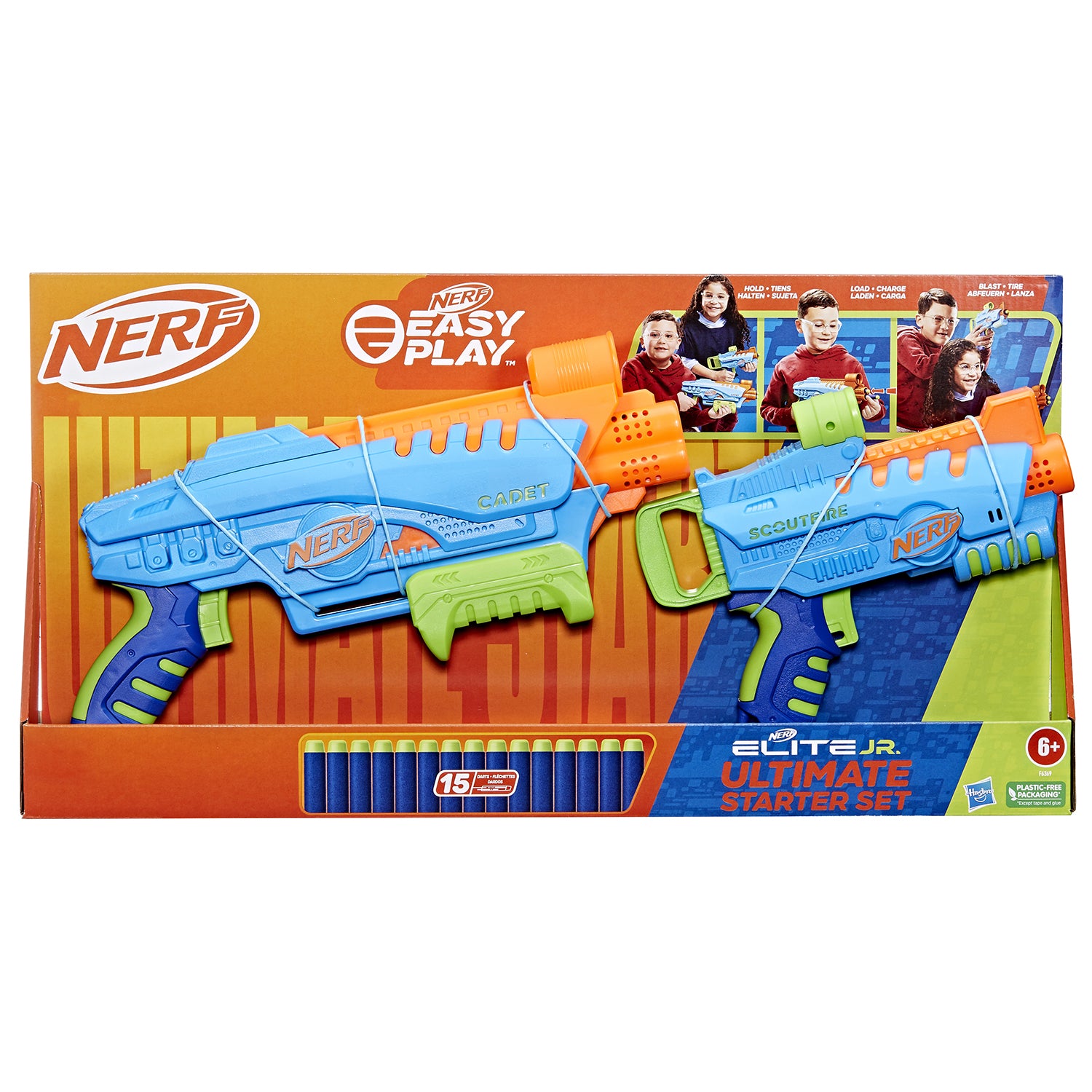 HASBRO - Nerf Elite Junior Ultimate Starter Set - 2 Blaster + 15 Dardi